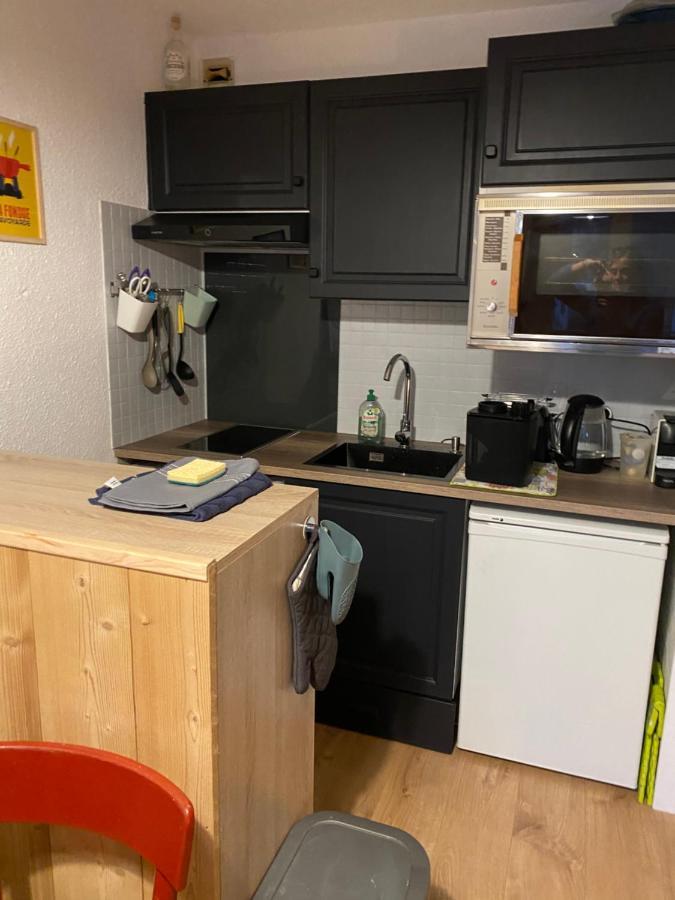 Location Studio Plein Centre Les Carroz Bagian luar foto